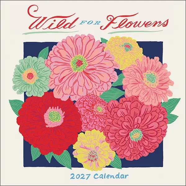 Sellers Publishing Wild For Flowers 2027 minikalender bloemen