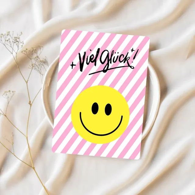 Lilly Braun Viel Glück Rosa 5048 wenskaart succes