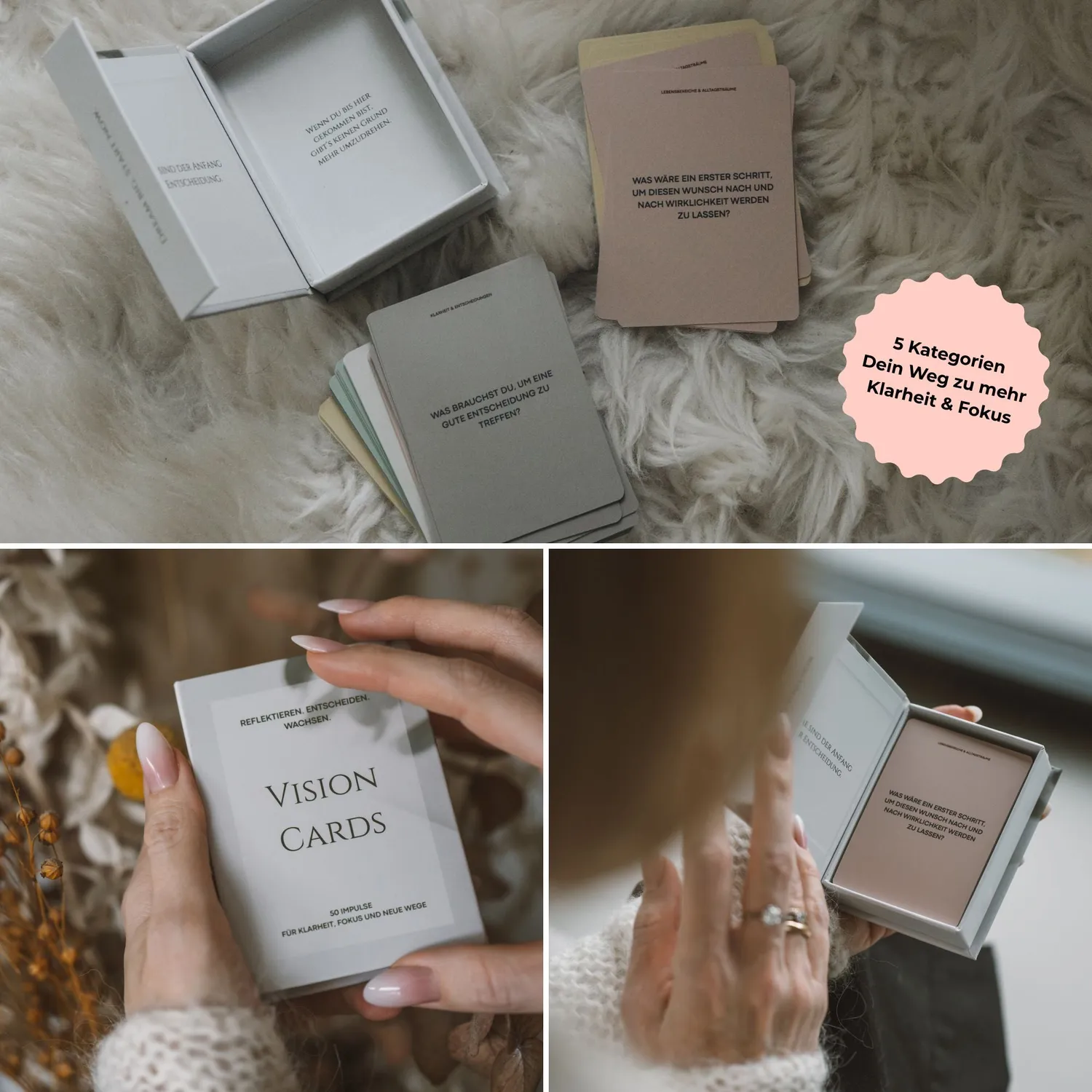 Lilly Braun Vision Cards 50 inspiratiekaarten set focus