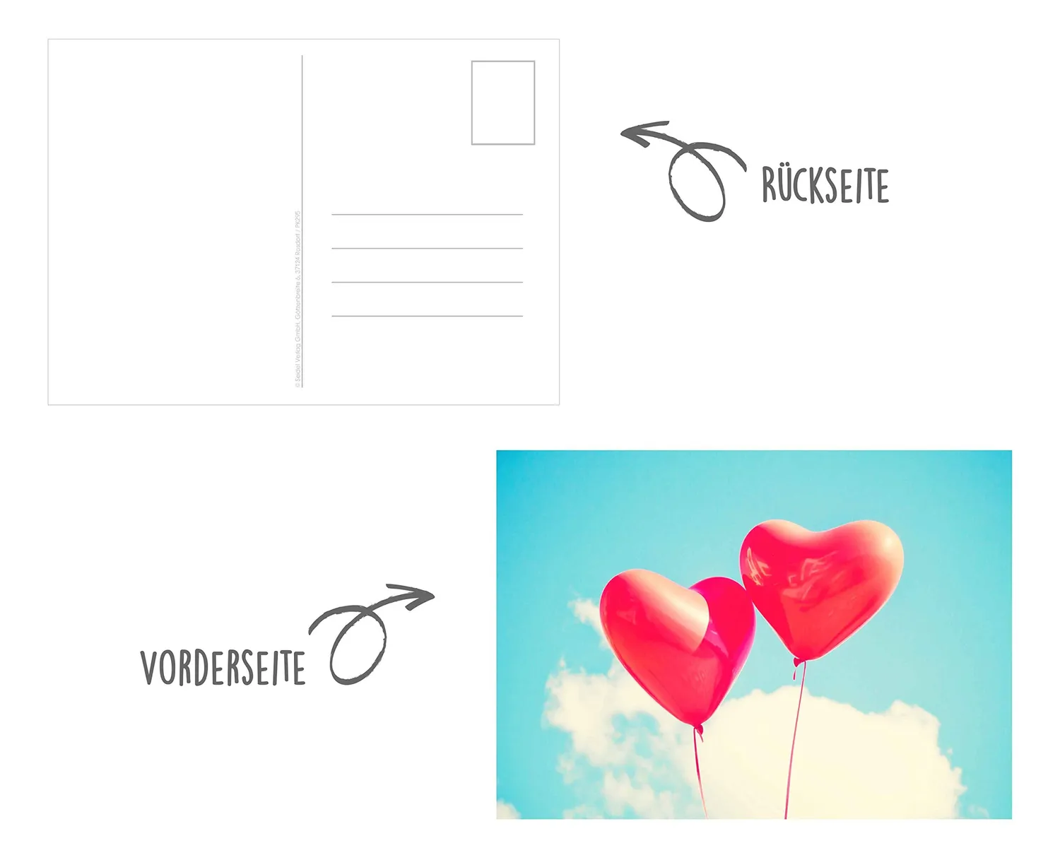 Edition Seidel Premium ansichtkaarten huwelijk set 52 liefde
