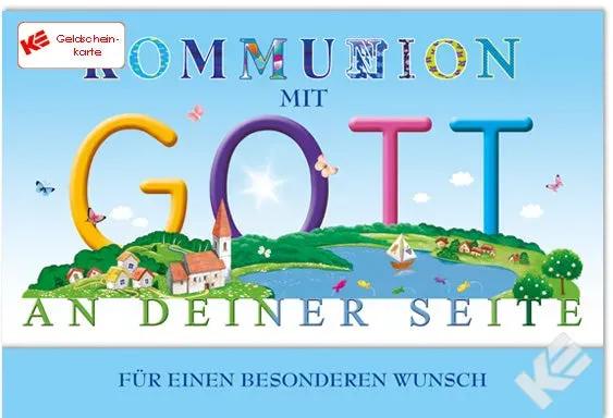 Kurt Eulzer 12-1042 communiekaart bonte tekst 1 stuk preeg