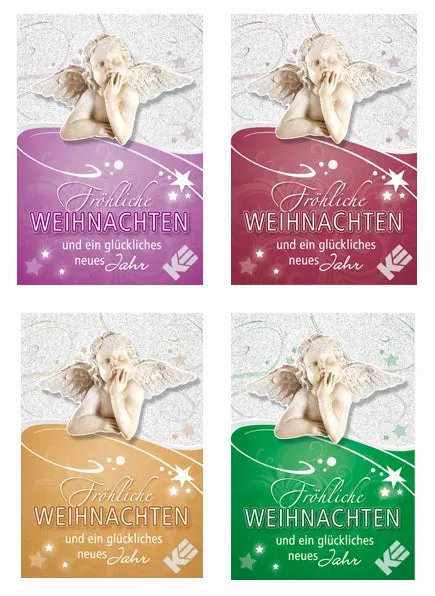 Kurt Eulzer 23-4605 cadeauhanger engel 4 motieven set