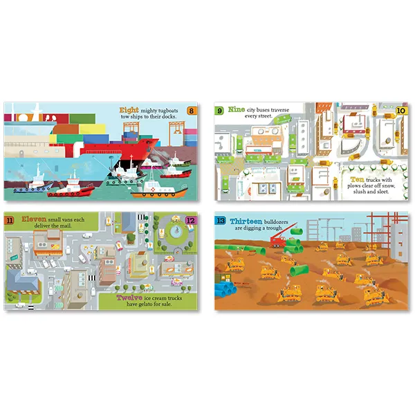 Sellers Publishing Counting Trucks kinderboek tellen