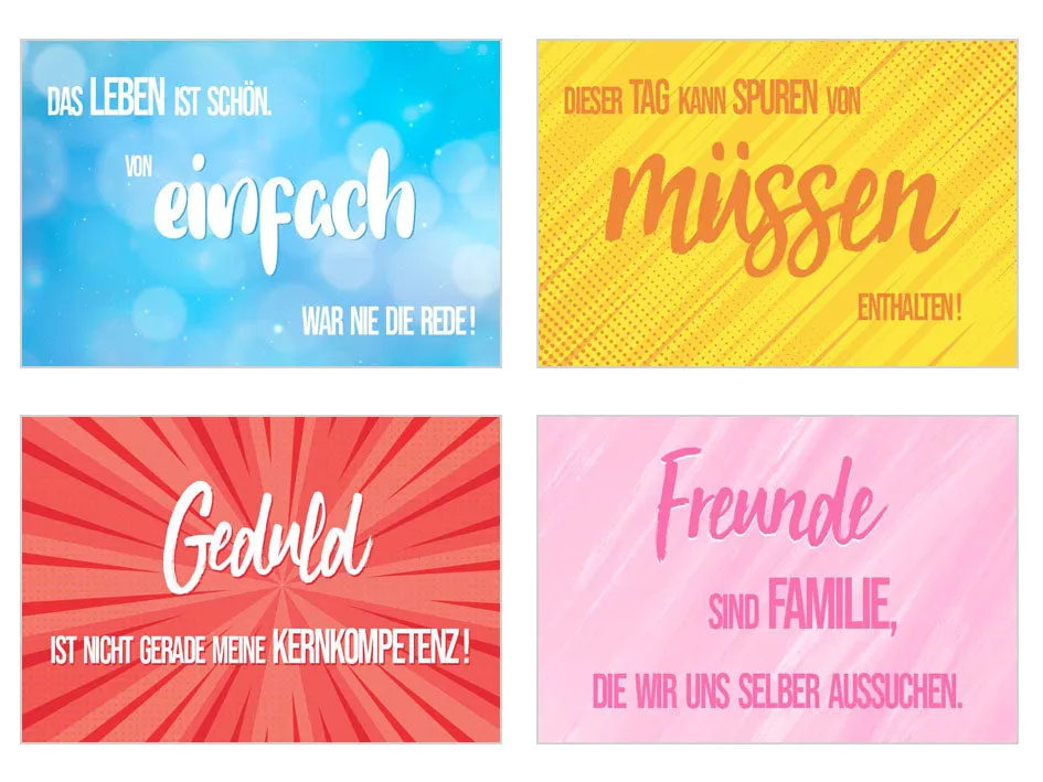 Edition Seidel 20831 postkaarten Leben Momente set 25