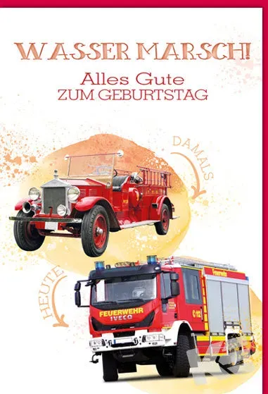 Kurt Eulzer 51-5191 wenskaart brandweer