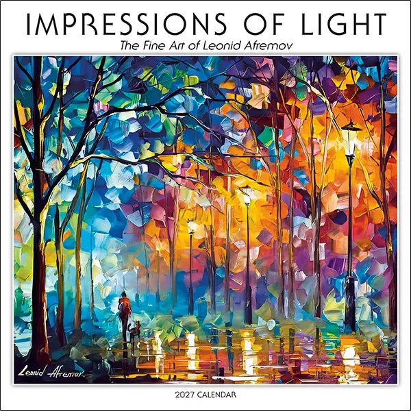 Sellers Publishing Impressions of Light 2027 Wandkalender