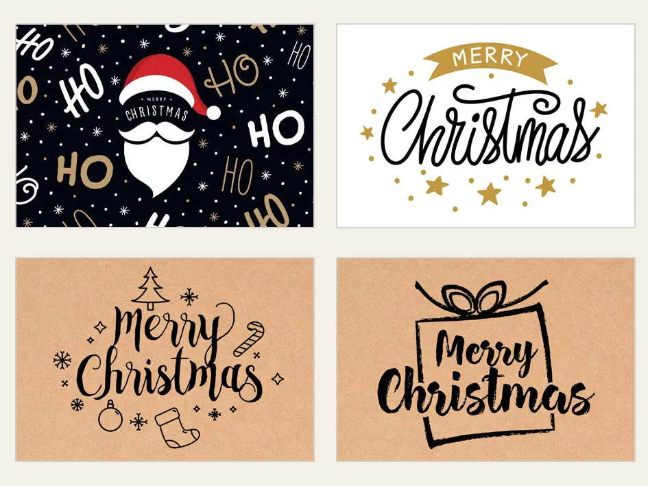 Edition Seidel 20670 kerstkaarten set 30 kerstmotieven