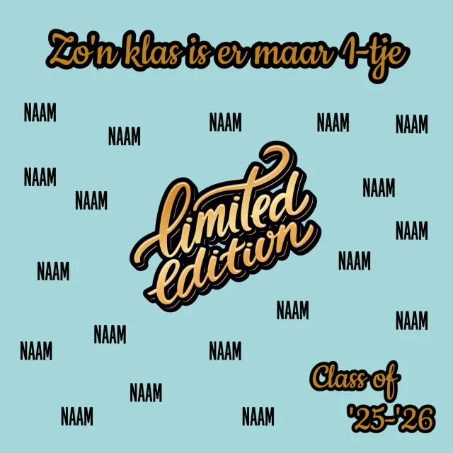 Gozi Groep 8 Limited Edition stoeptegel afscheid