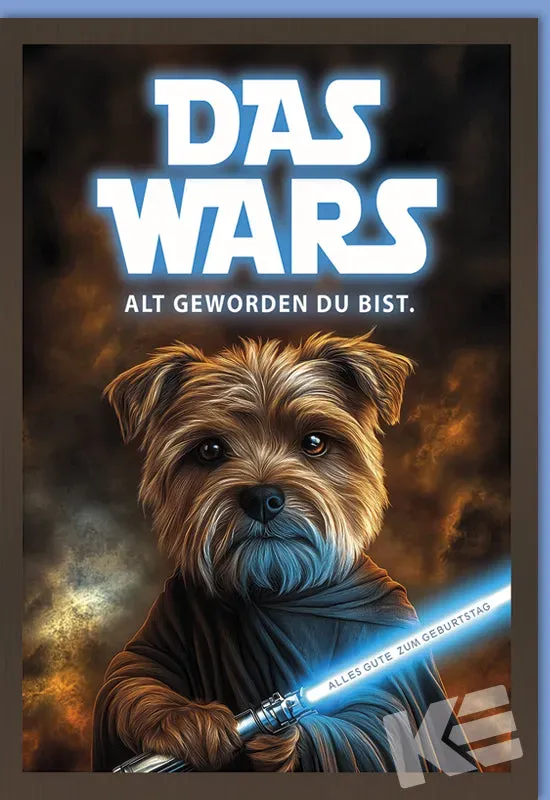 Kurt Eulzer 51-5397 verjaardagskaart Star Wars hond 1 stuk