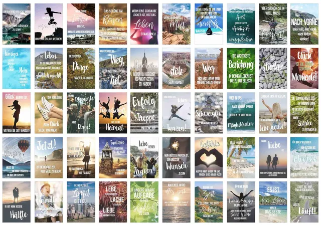 Edition Seidel Leben & Momente 20246 Postkaarten Set van 50