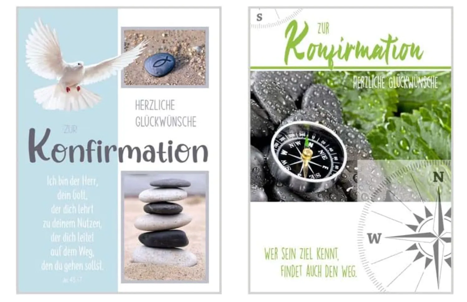 Edition Seidel 20005 confirmatiekaarten set 6 met envelop