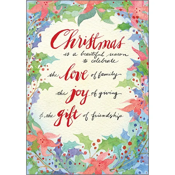 Sellers Publishing Christmas C4795 kerstkaarten 4 stuks met envelop