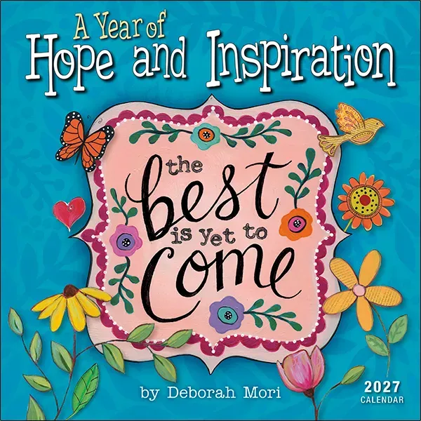 A Year of Hope and Inspiration 2027 wandkalender Deborah Mori