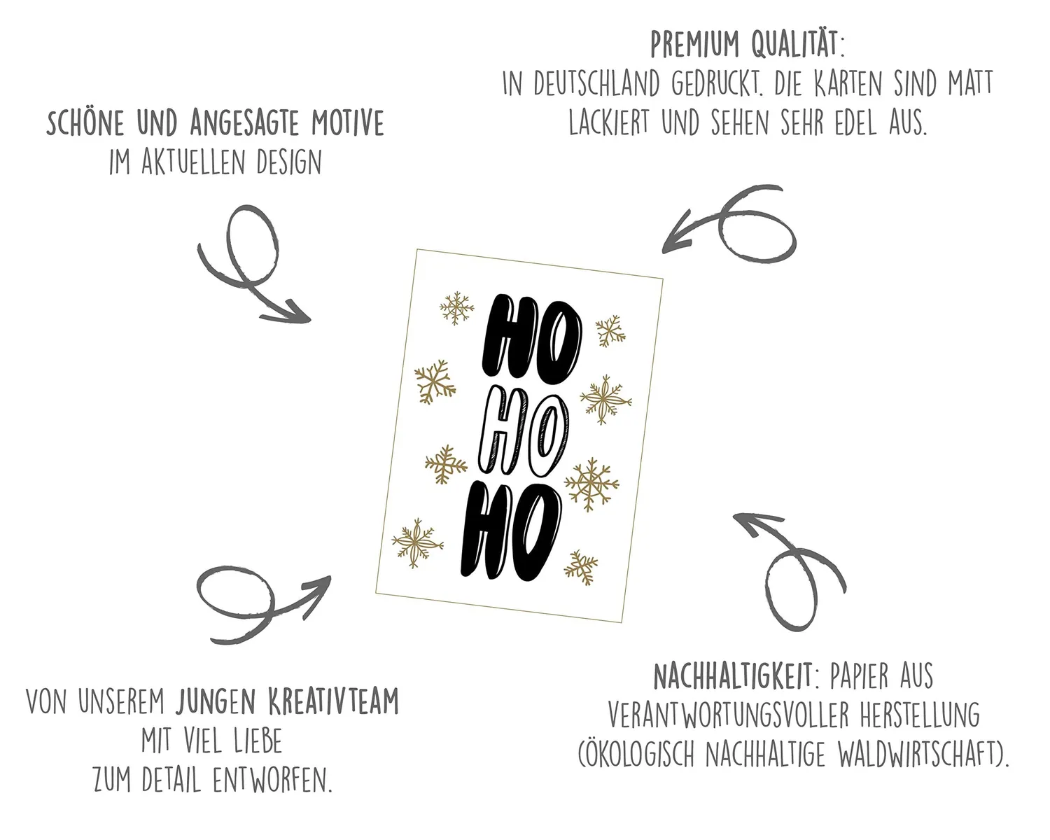 Edition Seidel 20667 kerstkaarten postkaarten set 30 stuks