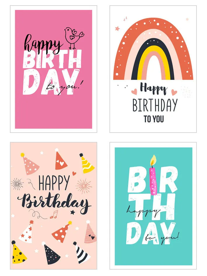 Edition Seidel 20851 verjaardagskaarten set 20 postkaarten