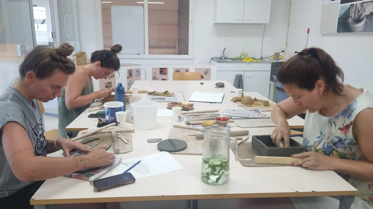 Blad & Beeld Workshop Pottenbakken kennismaking klei