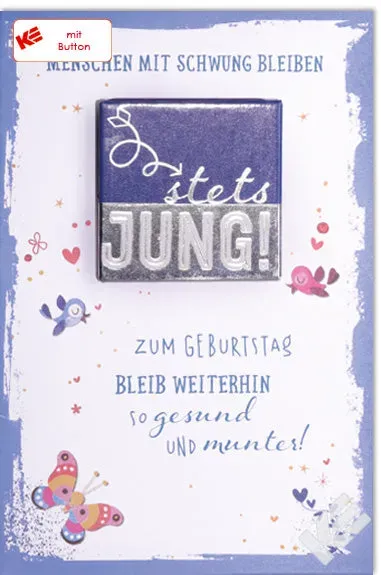 Kurt Eulzer World of Button 51-1263 wenskaart vogel