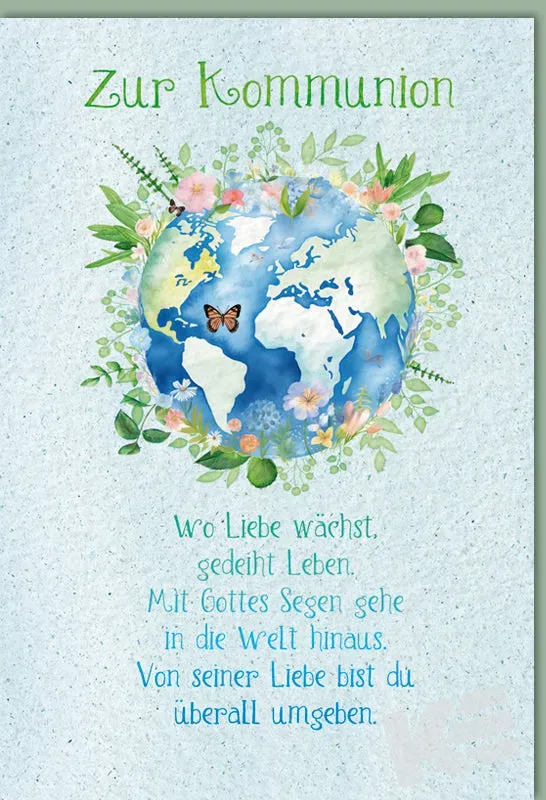 Kurt Eulzer 12-1056 communiekaart wereld vlinders