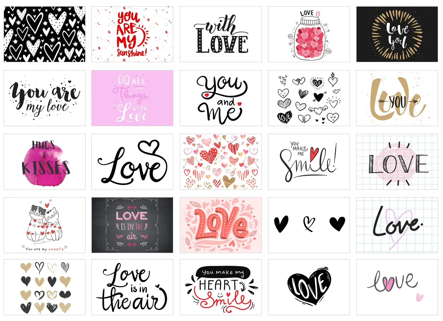 Edition Seidel huwelijk postkaarten set 52 stuks A6 liefde
