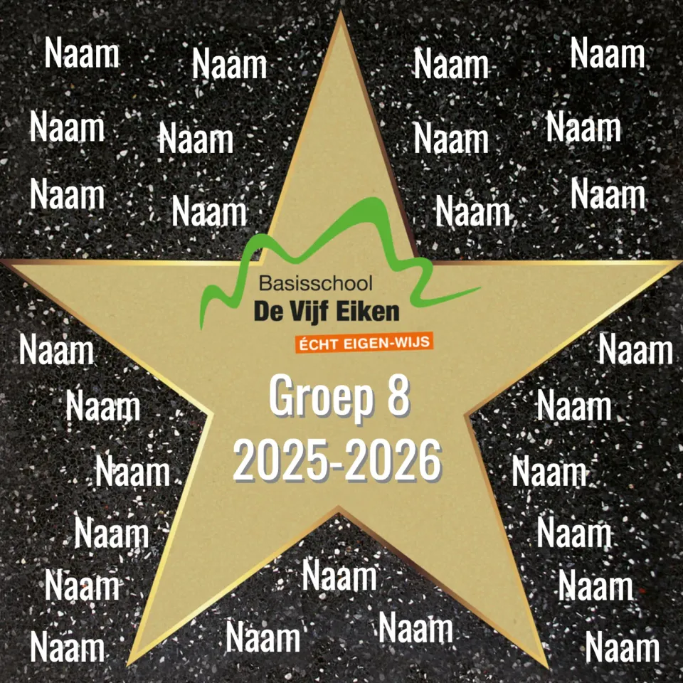 Gozi Vijf Eiken stoeptegel template persoonlijk