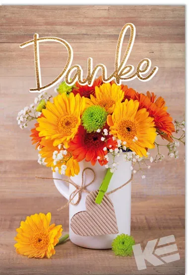 Kurt Eulzer 41-1131 wenskaart gerbera VK1
