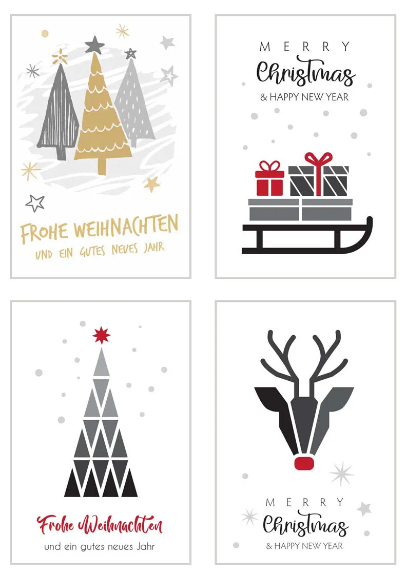 Edition Seidel 20679 kerstkaarten set 20 stuks met envelop