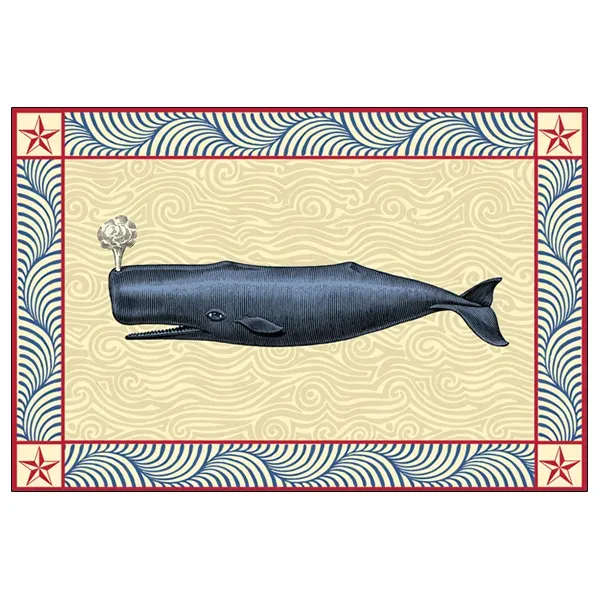 Sellers Publishing Antique Whale placemats papier 50 stuks