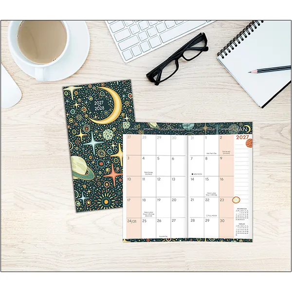Sellers Publishing Cosmic Dreams 2027 pocket planner klein