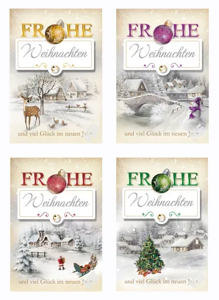 Kurt Eulzer 23-4613 cadeaulabels winter 4 motieven