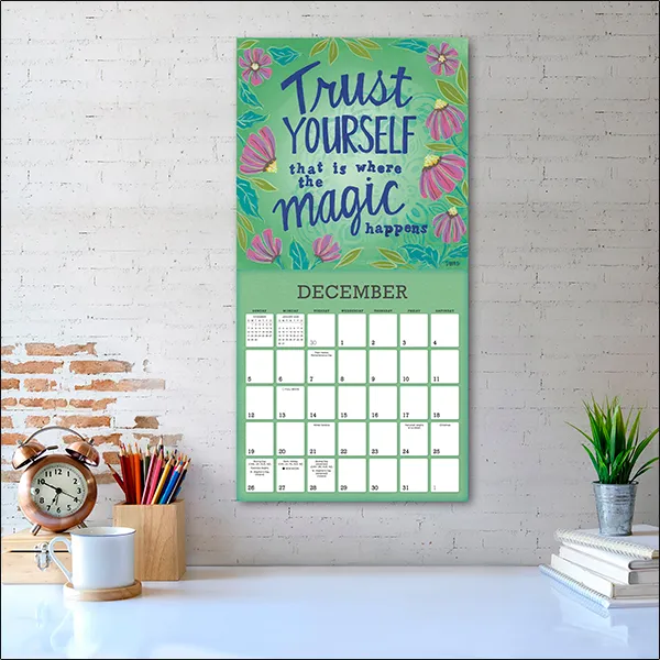 A Year of Hope and Inspiration 2027 wandkalender Deborah Mori