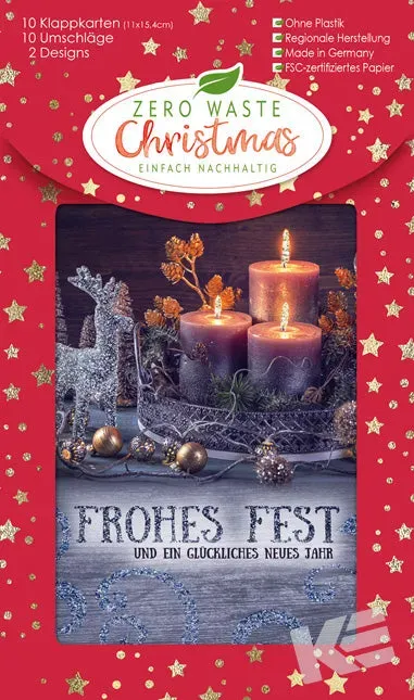 Kurt Eulzer 22-5768 Kerstkaarten Zero Waste box 10 stuks