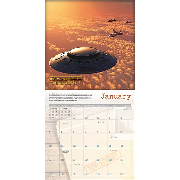 Sellers Publishing Sightings 2027 wandkalender UFO