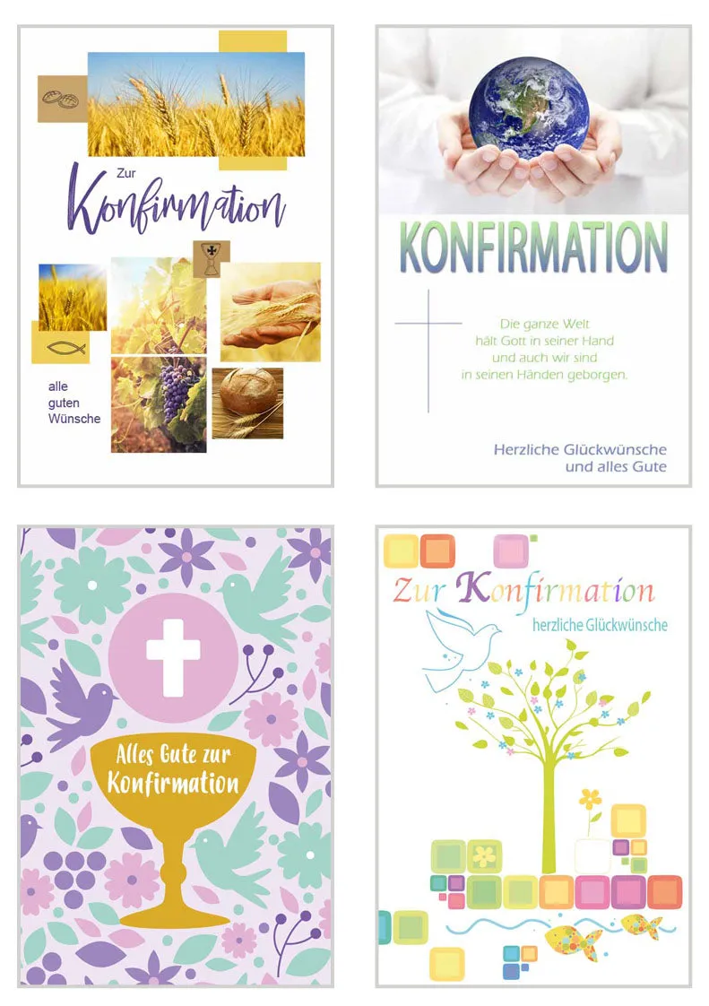 Edition Seidel 20511 confirmatiekaarten set 12 met envelop