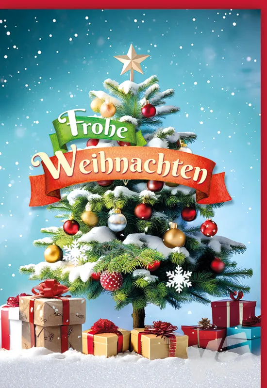 Kurt Eulzer 22-1179 kerstkaart 3D boom staand 1 stuk
