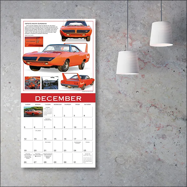 Sellers Publishing Classics 2027 wandkalender auto's