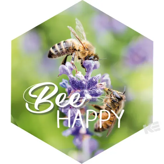 Kurt Eulzer 01-0471 magneetbutton Bee Happy 1 stuk