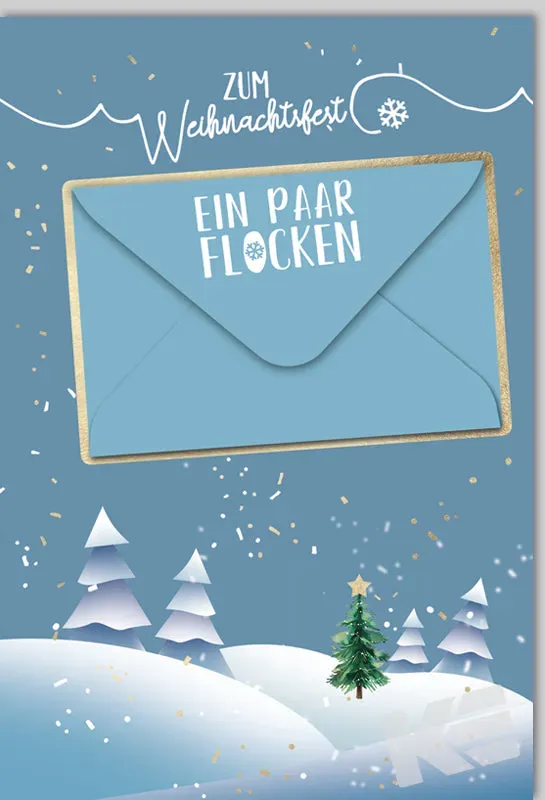 Kurt Eulzer 23-1607 geldkaart kerst sneeuw