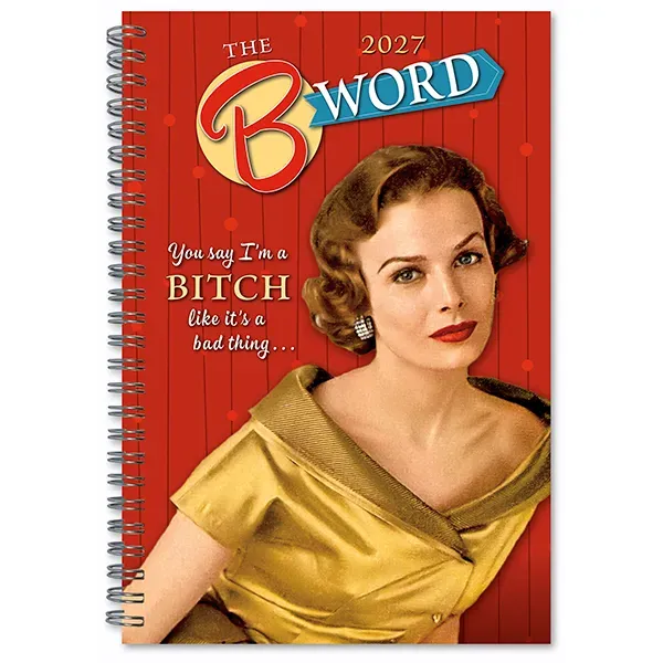 Sellers Publishing The B Word 2027 weekplanner vrouw humor