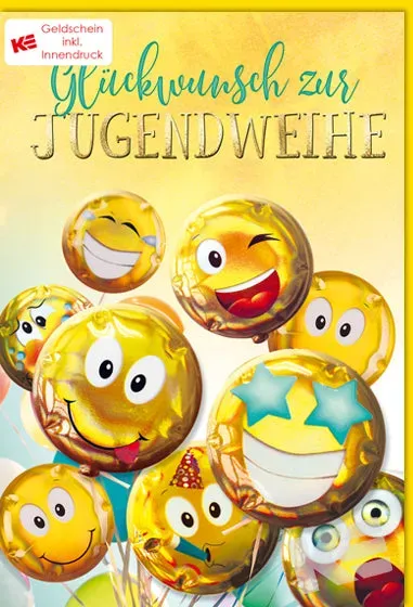 Kurt Eulzer 17-1147 vouwkaart Jugendweihe geldvak wit