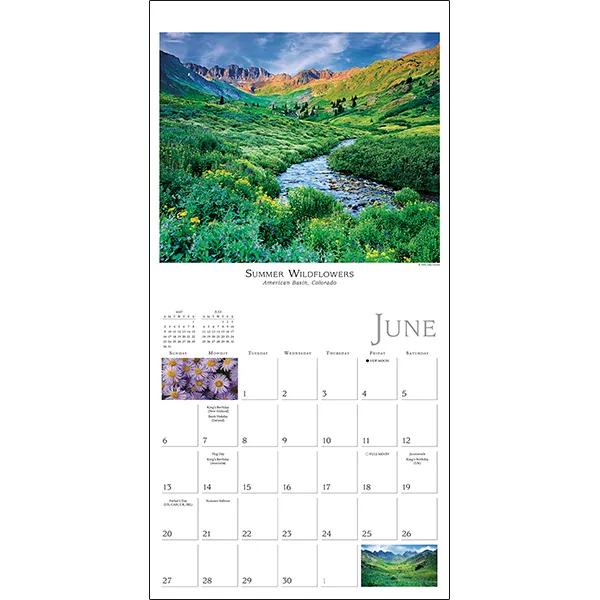 Sellers Publishing The Spirit of Place 2027 wandkalender landschap