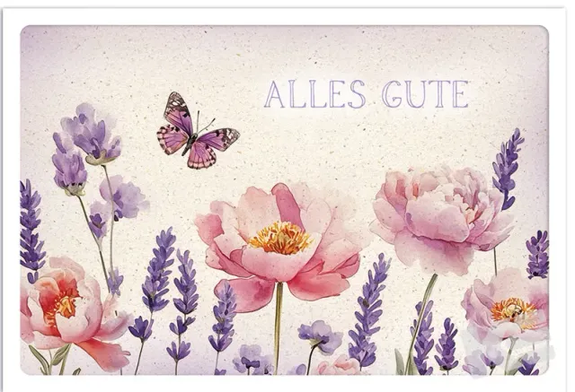 Kurt Eulzer Illumina 41-10034 wenskaart bloemen Alles Gute