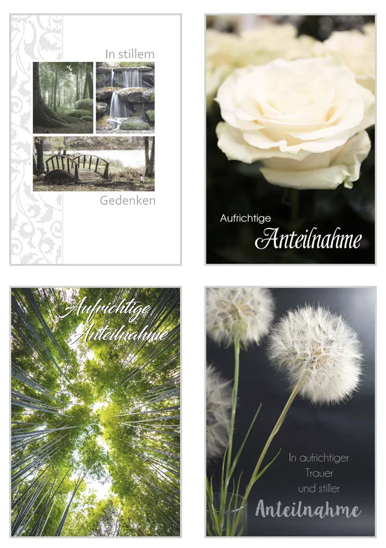 Edition Seidel rouwkaarten 20847 set 20 met envelop
