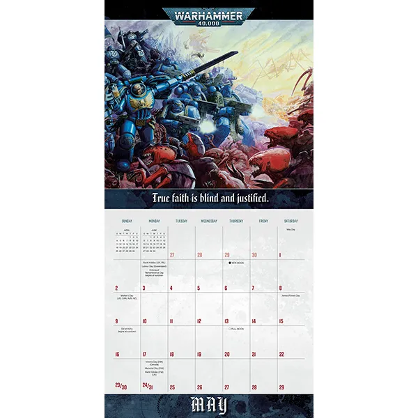 Sellers Publishing Warhammer 40.000 2027 wandkalender War