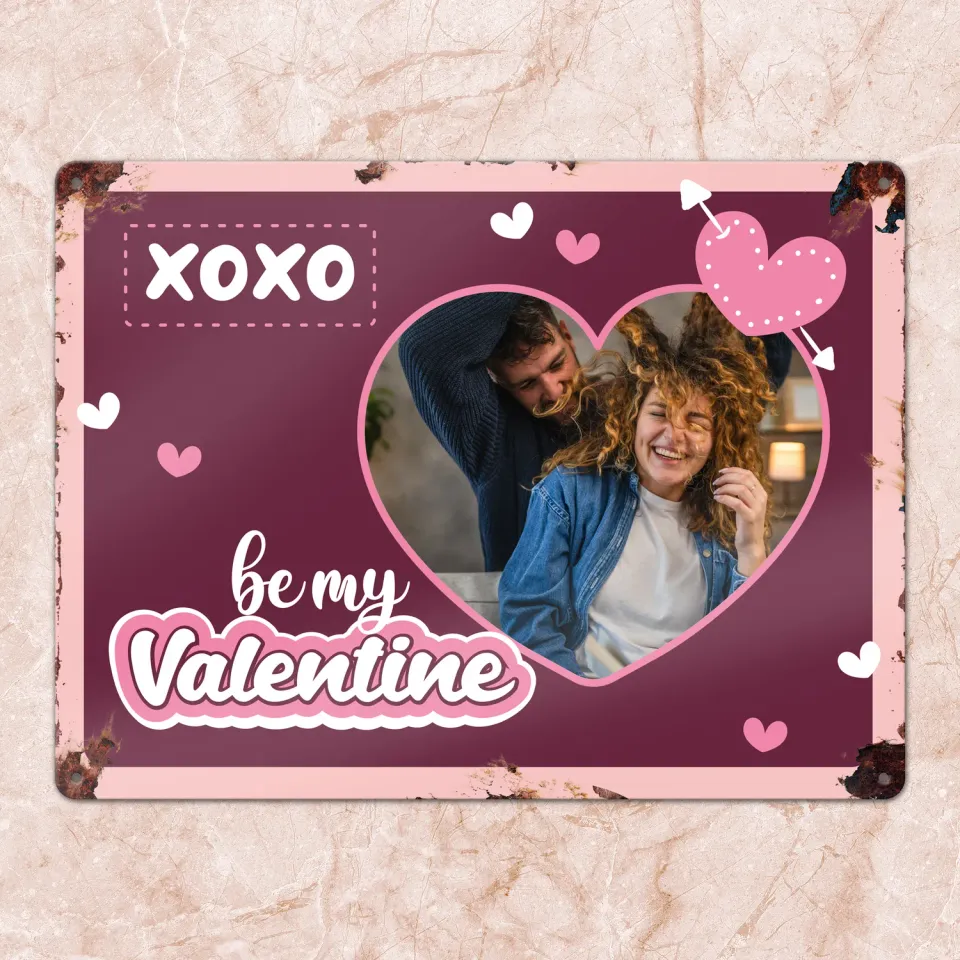 Gozi Valentijn metalen bord 40x30cm love cadeau