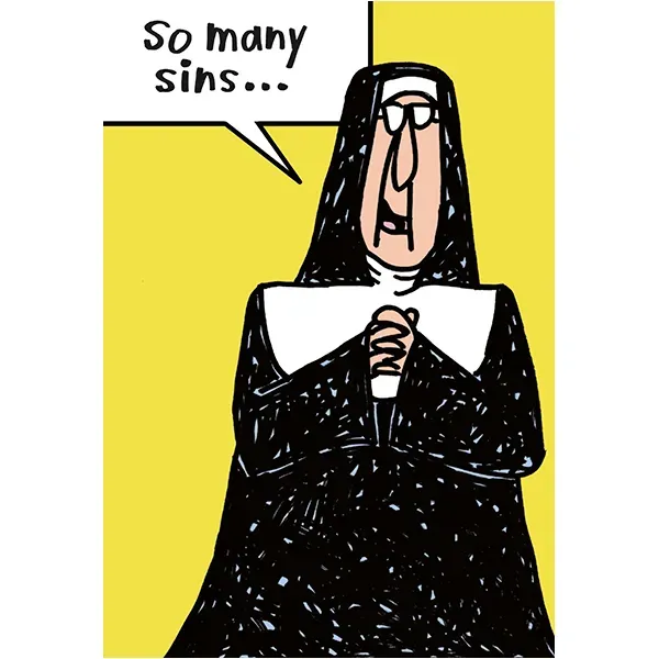 Sellers Publishing Birthday Humor B7788A verjaardagskaart 6 stuks stout