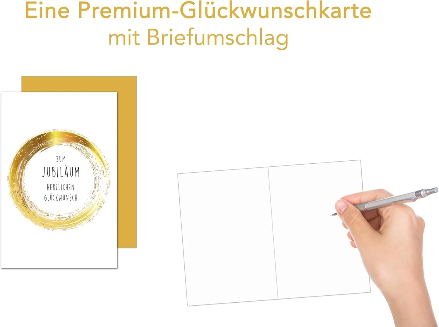 Edition Seidel J134 jubileumkaart met envelop voor jubileumfeest