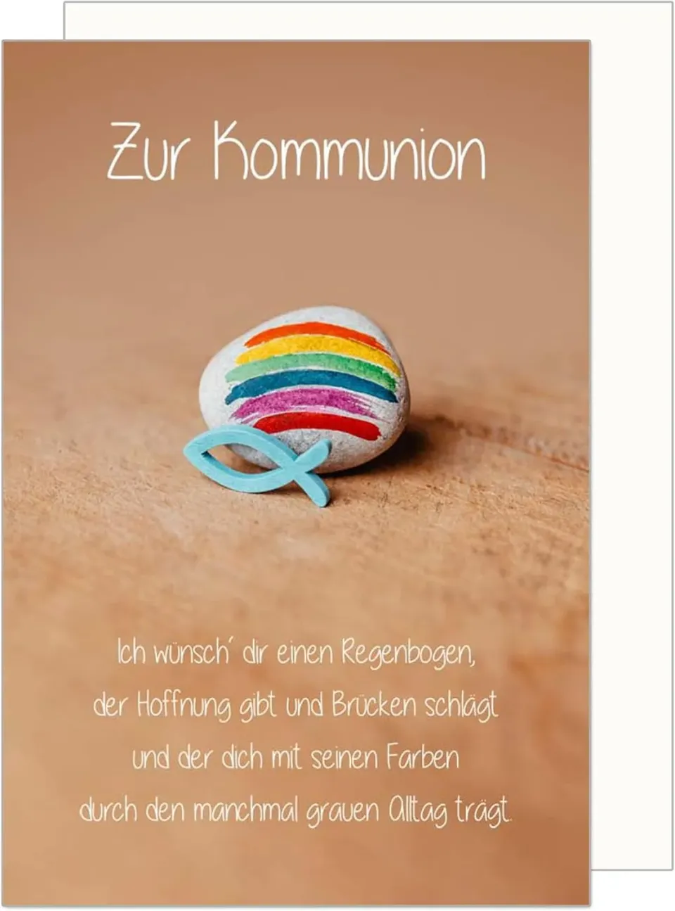 Edition Seidel Premium KO291 SW024 communiekaart vis regenboog