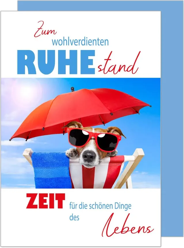 Edition Seidel Premium R127 SW023 pensioenkaart hond humor