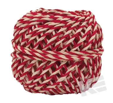Kurt Eulzer 02-0584 cadeaulint rood-wit 2mm 10m