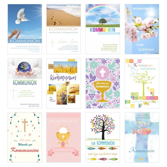 Edition Seidel 20520 communie wenskaarten 24 stuks met enveloppen